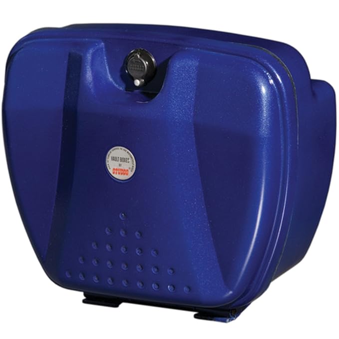 Studds Vault Box with Cargonet (Flame Blue) : Amazon.in: Car & Motorbike