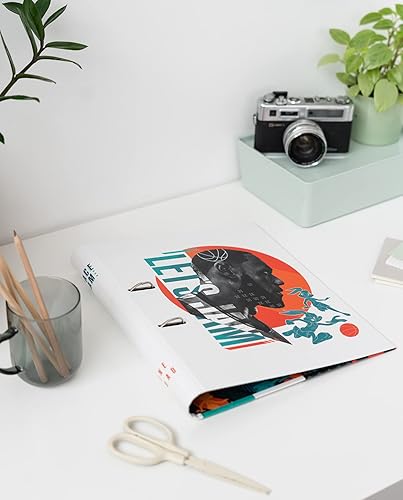 Miniatura 8 de Carpeta oficial de 2 anillos Space Jam – Carpeta de anillos A4 – 10.6 x 12.6 pulgadas / 10.6 x 12.6 in – Carpeta de anillos A4 – Archivos A4 Carpeta