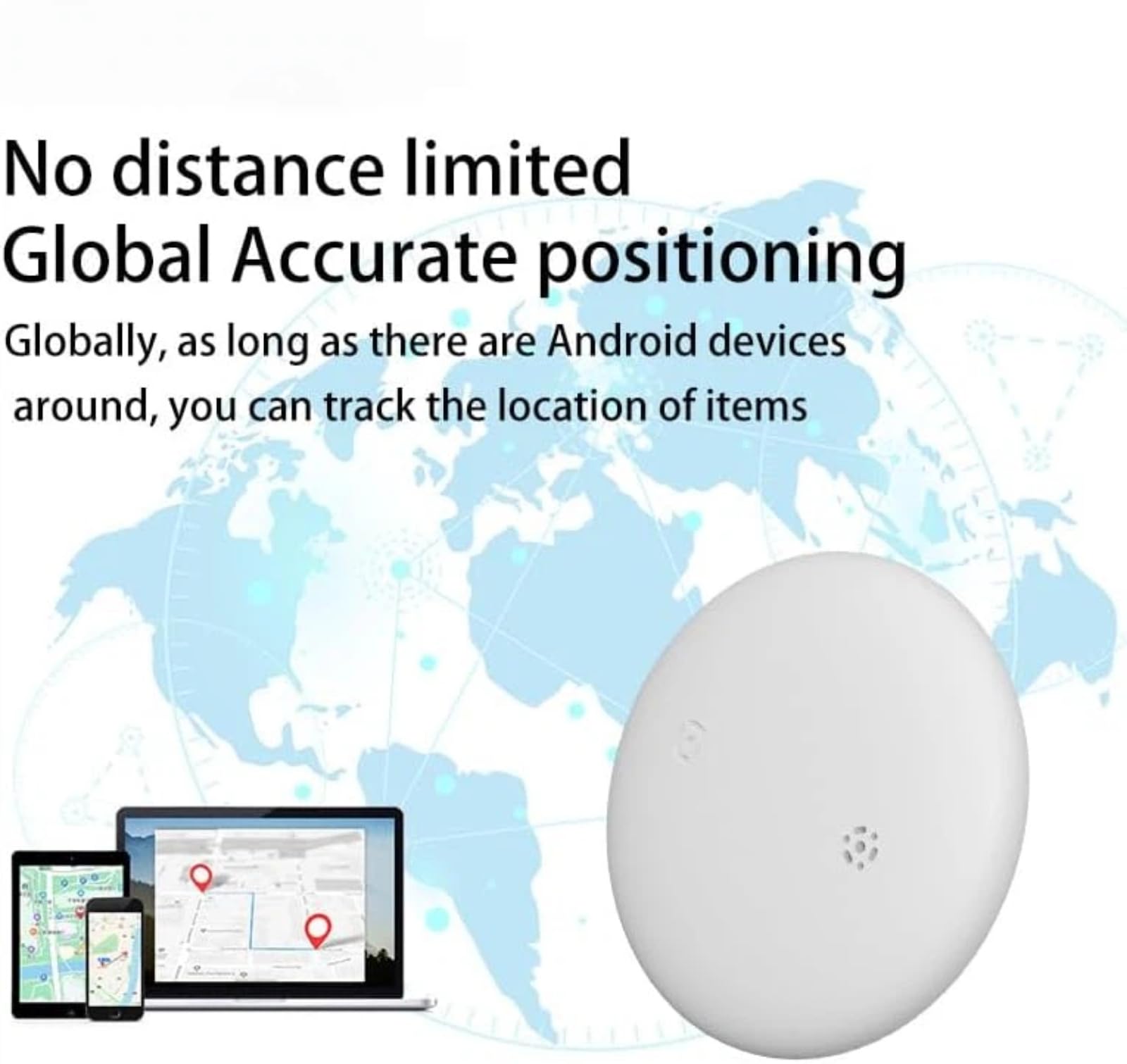 Localizzatore di oggetti portatile con posizionamento globale, impermeabile IP66, trova chiavi per bagagli, portafogli e chiavi dell'auto