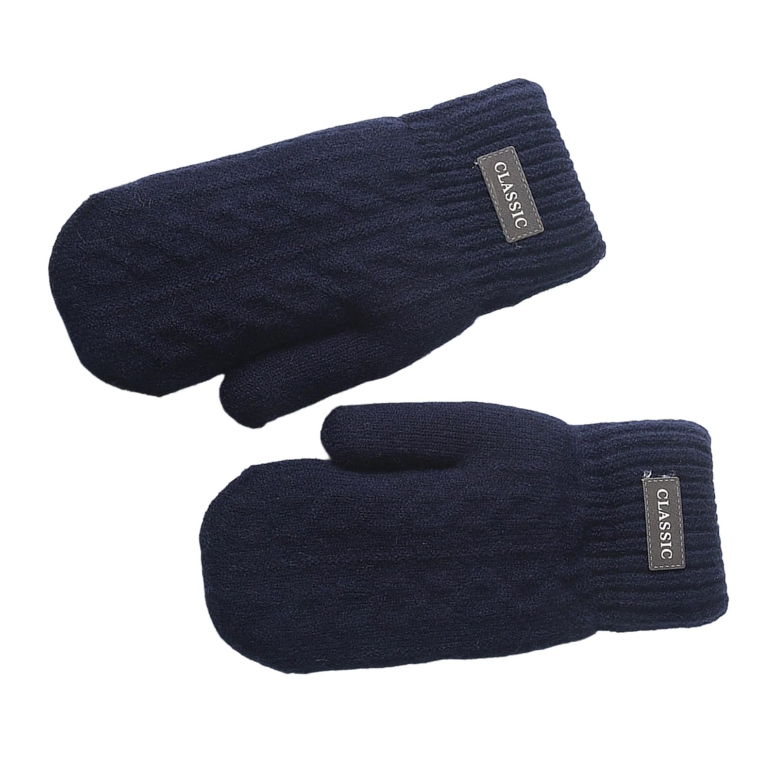 YUXITA Thermals Ski Gloves For Men Double Layers Insulation Cold Weather Outdoor Camping Cycling Winter Sports Durability