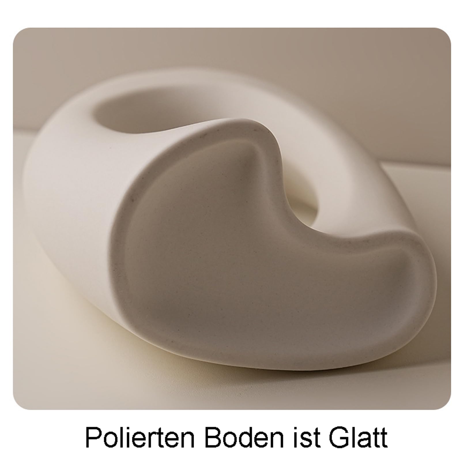 Matt Keramik Vase 2er Set,Deko Vasen für Moderne Boho Minimalismus-Stil