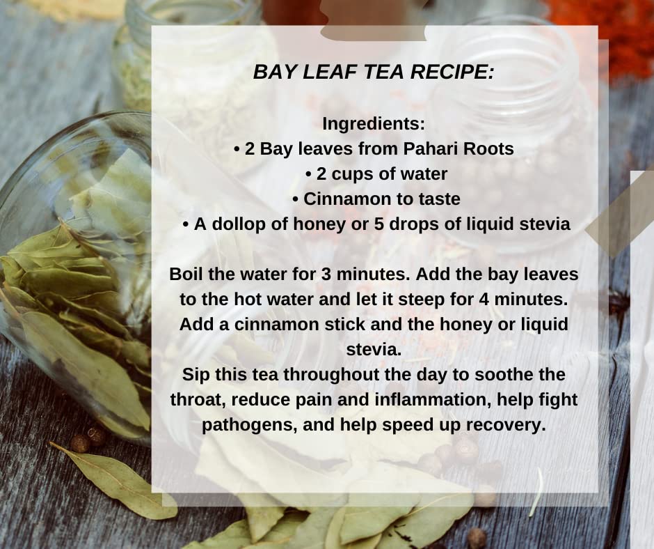 Pahari Roots Bay Leaf from Meghalaya (Tej/Tez patta) (40gx2) 80gm | Pure and Sorted Whole Leaves| INDIAN WHOLE SPICES - KHADA MASALA - TADKA SPICES - Image 6 thumbnail
