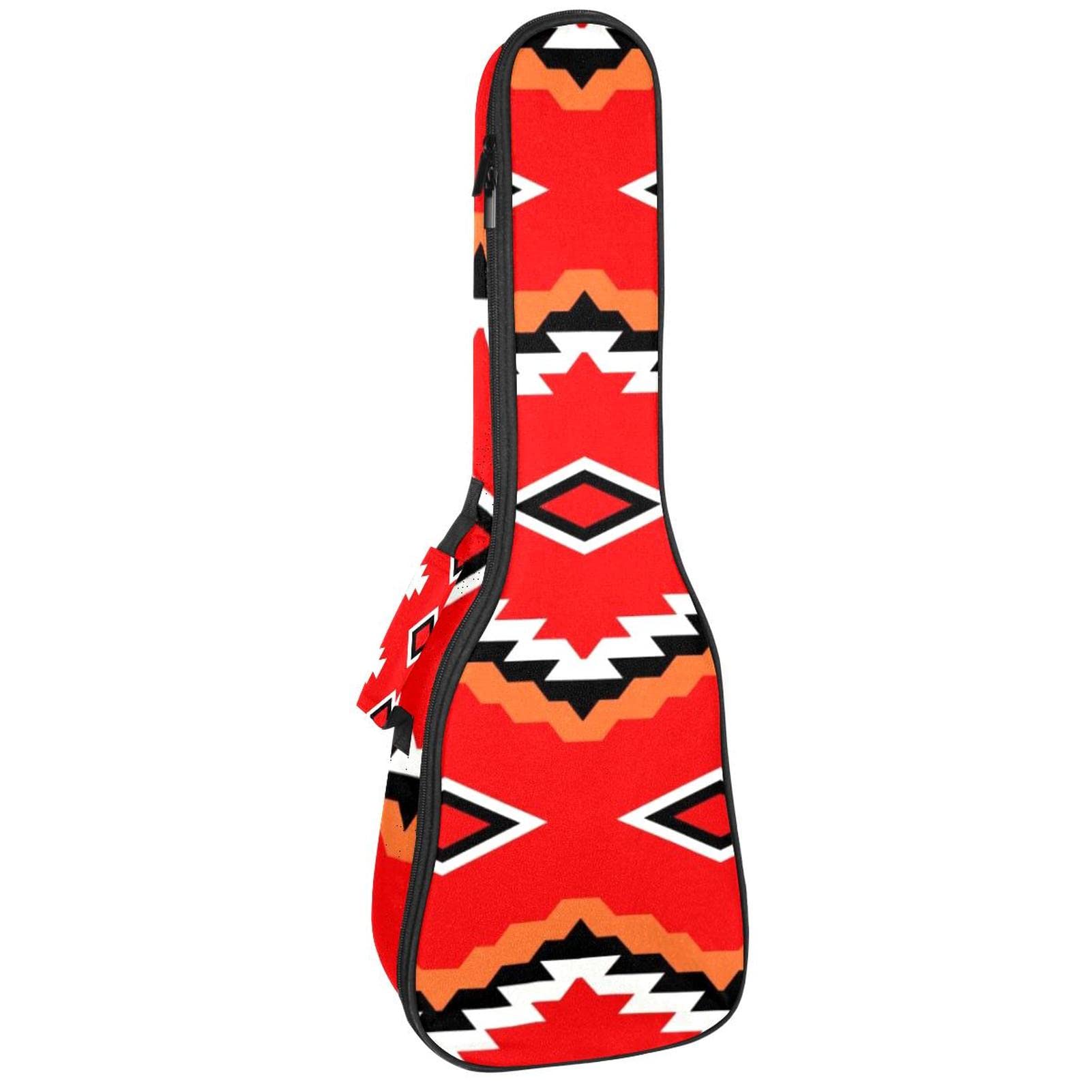 Housse ukulélé ténor rouge étanche de qualité supérieure