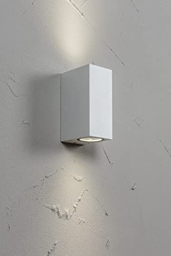 AIRAM Applique da esterno Sund Duo GU10, bianco