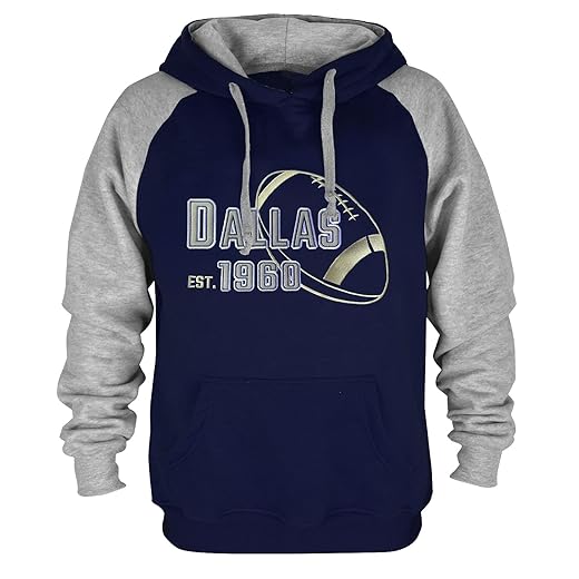 RZUO Men & Women Dallas City Classic Football Embroidery Sweatshirt Jersey Apparel Pullover Hoodie Navy#2 XL