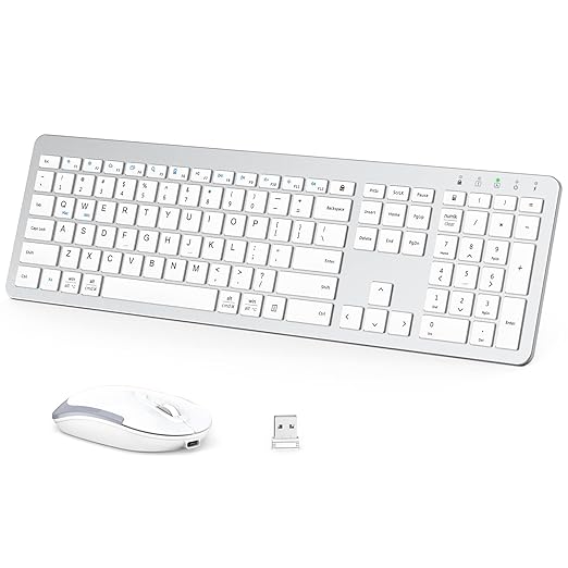 Amazon.in Buy iClever Wireless Keyboard and Mouse GK08 Rechargeable