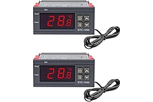 2-Pack STC-1000 Cooling Thermostats