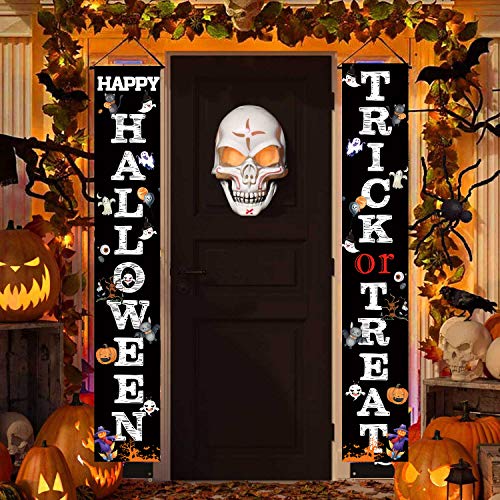 Get Discount Offer Happy Halloween Trick OR Treat Hanging Banner Porch Sign Pumpkin Ghouls Bat Cat Pattern Backdrop Flag for Indoor Outdoor Wall Door Decoration Happy Halloween Party Decorations 72x12 🔥 Hot Deals Happy Halloween Trick OR Treat Hanging Banner Porch Sign Pumpkin Ghouls Bat Cat Pattern Backdrop Flag for Indoor Outdoor Wall Door Decoration Happy Halloween Party Decorations 72x12