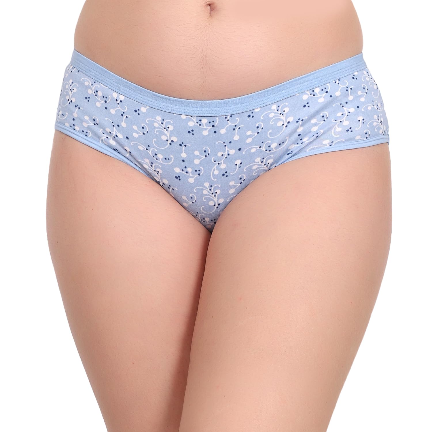 ritupal collection - identify your look, define your style Women's Cotton Bikini Panty – Floral Print, Soft Breathable Mid-Rise Underwear-picture-43