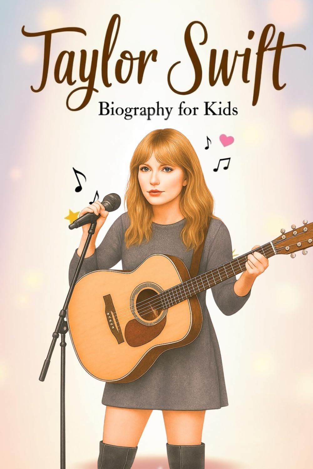 Taylor Swift Biography For Kids: The Inspiring Story of Her Life, Music, and Voice for a New Generation