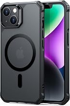 ESR for iPhone 14/13 Case, MagSafe Compatible, Military-Grade Protection, Shock-Absorbing Corners, Scratch-Resistant, Anti-Yellowing Acrylic Back, Slim Protective, Air Armor Series, Frosted Black