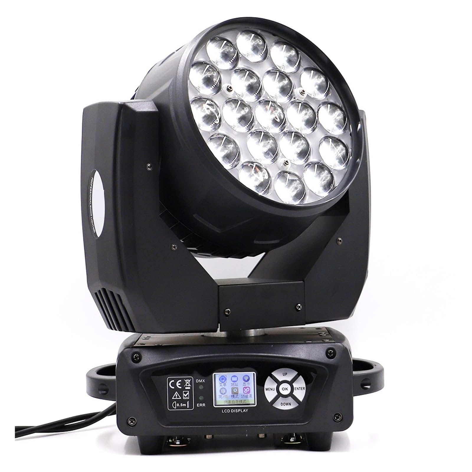 Światła imprezowe Oświetlenie LED Beam+Wash 19x15W RGBW Do Profesjonalnych Występów Scenicznych Bary Imprezy Kluby Nocne DJ&Disco
