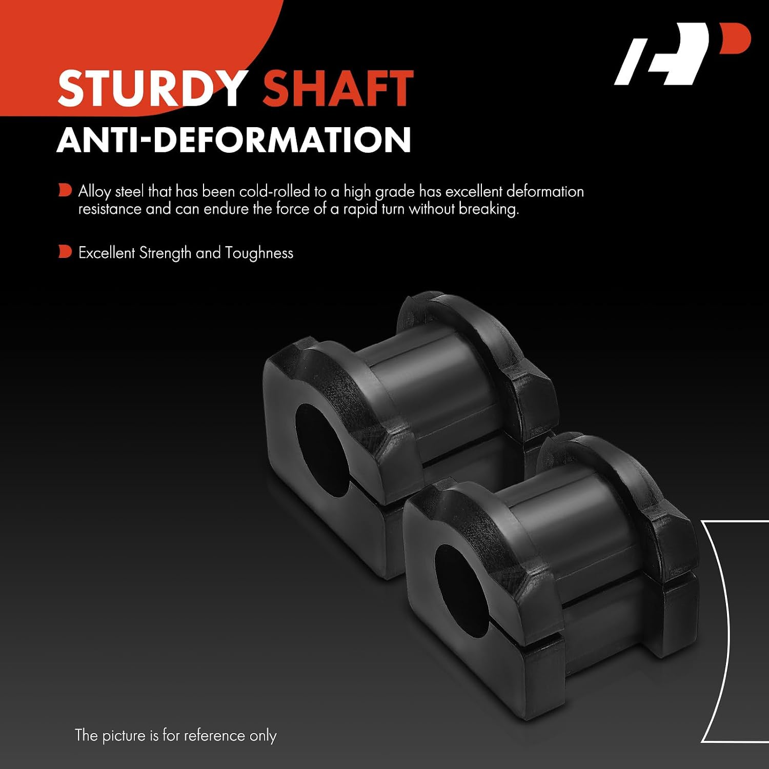 A-Premium 2 x Front To Frame Sway Bar Bushing Kit, Compatible with Mitsubishi Outlander 2007-2020, Lancer 2009-2017, Outlander Sport 2011-2022, RVR 2011-2022