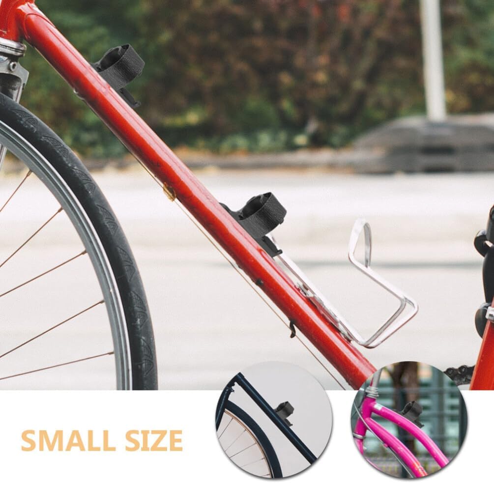 INOOMP 4pcs Bike Pump Holder Inflator Holder for Easy Installation Secure Design Prevents Sliding Scratching Lightweight Sturdy Compatible