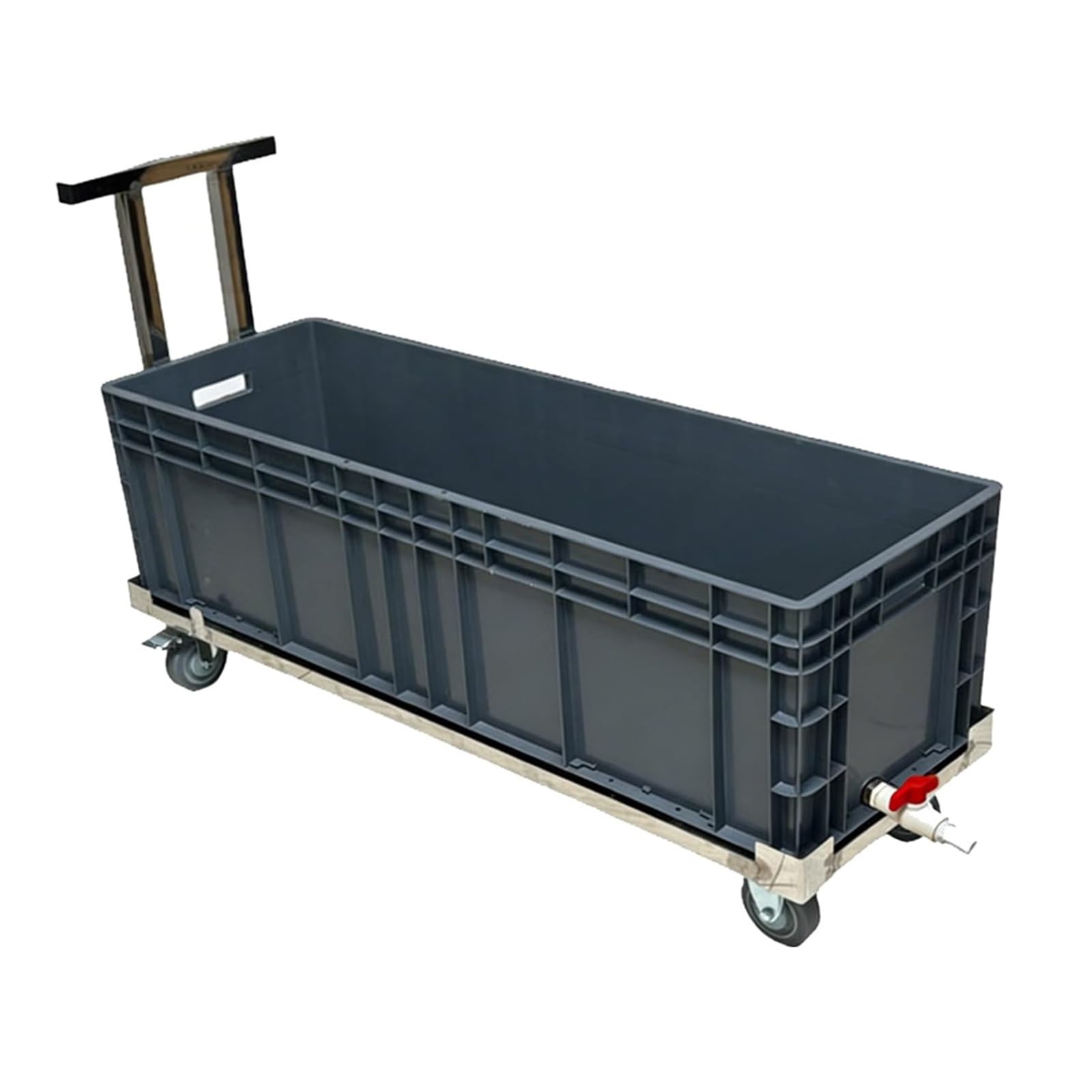 Mop Sink with Wheels,Commercial Plastic Basin with, Ideal for Restaurants, Bars, Garages, and Bathrooms - Efficient Bucket Solution(80x40x34cm)