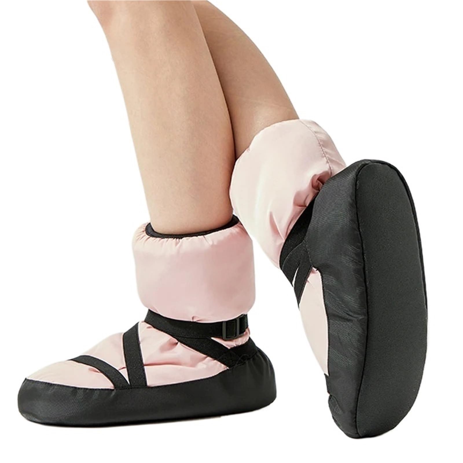 Scaldapiedi Danza Scarpe da Ballo Donna, Stivaletti riscaldati, Invernali, in Cotone, morbide e Antiscivolo, Calde