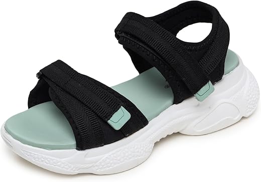 TRASE Women’s Fashion Sandals | Light weight, Comfortable & Trendy Flatform Sandals for Girls | Soft Footbed | Casual and Stylish Floaters for Walking, Working, All Day Wear