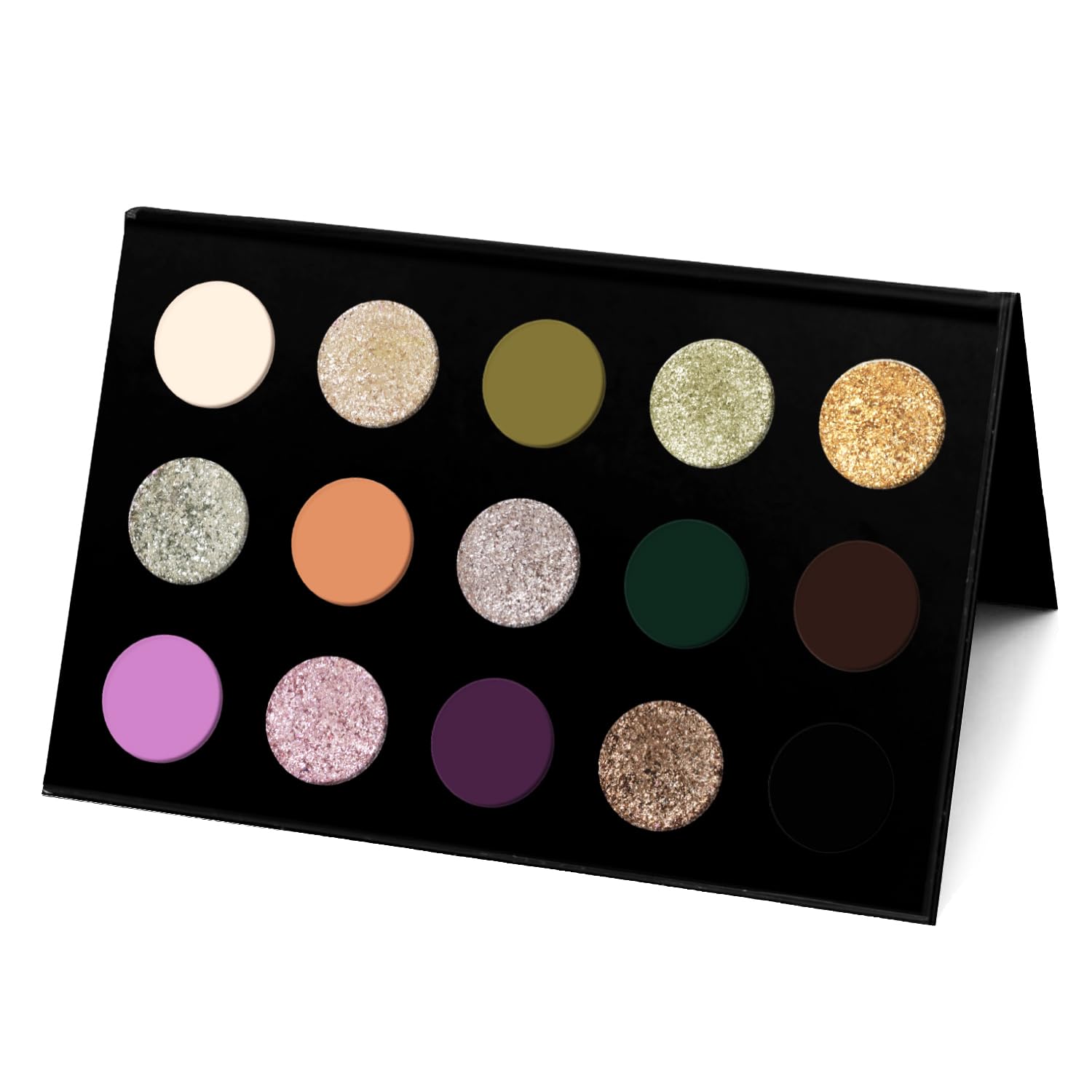 SZDYM 15 color eyeshadow palette,super multi-chrome vegan eye shadow,High pigment matte+Shine duochrome+Metallic shades,Cruelty- Free Makeup Pallet,No