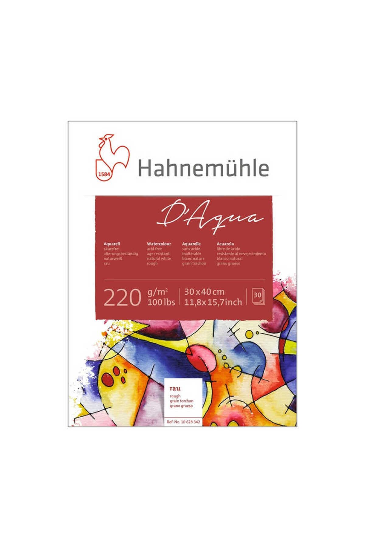 Hahnemühle - D'aqua -Bloc papier pour peinture aquarelle - 30X40cm - 220 g/m²