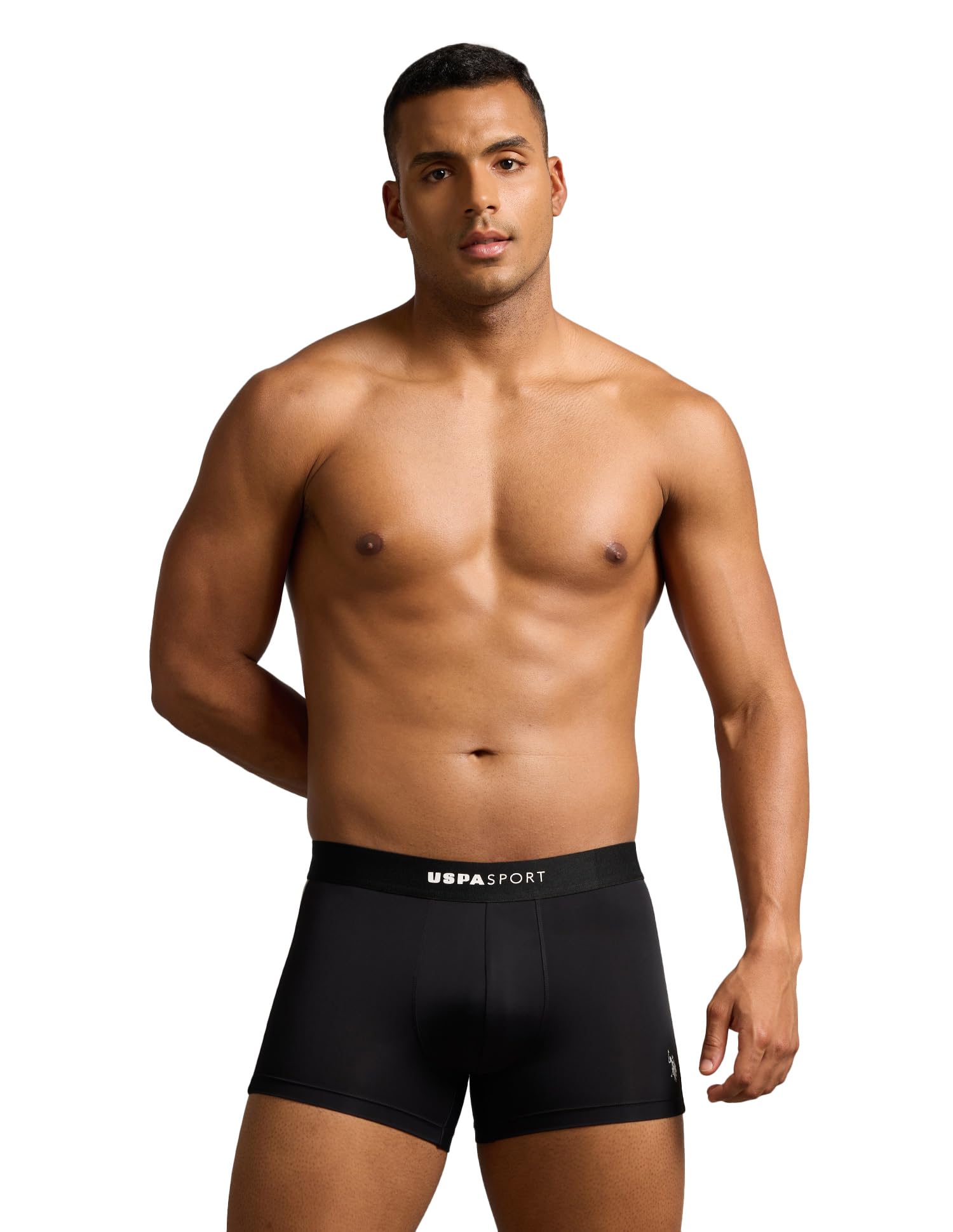 Men's Nylon Micro Fibre High Stretch Performance Trunks Underwear-image-48