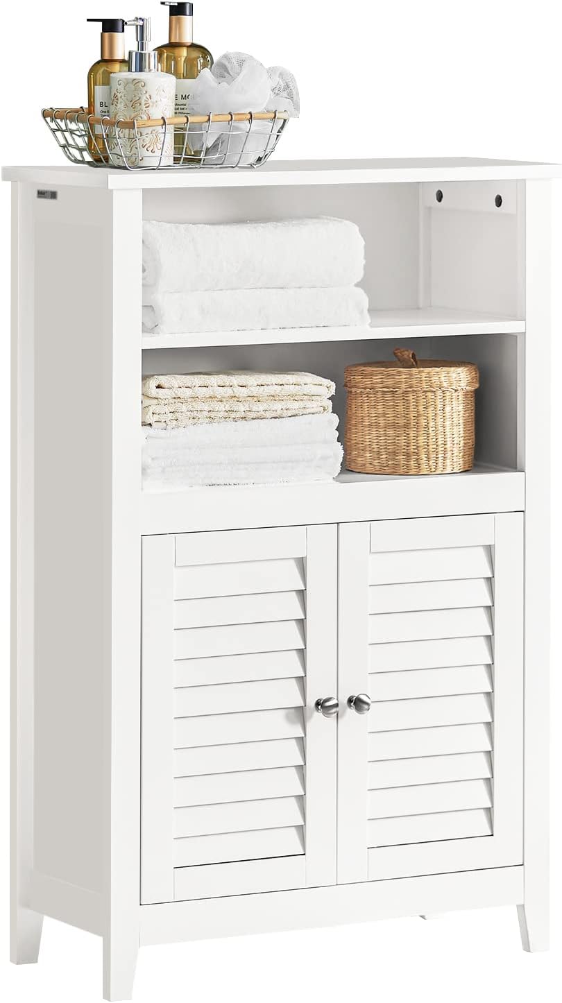 SoBuy® New Version Bathroom Toilet Paper Roll Holder, Bathroom Storage