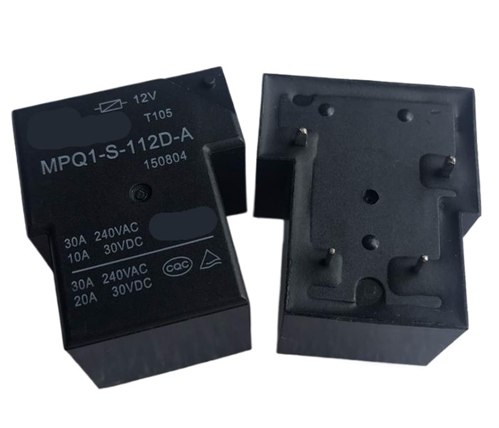 Relais 12V 4 broches MPQ1-S-112D-A commutation stable 30A