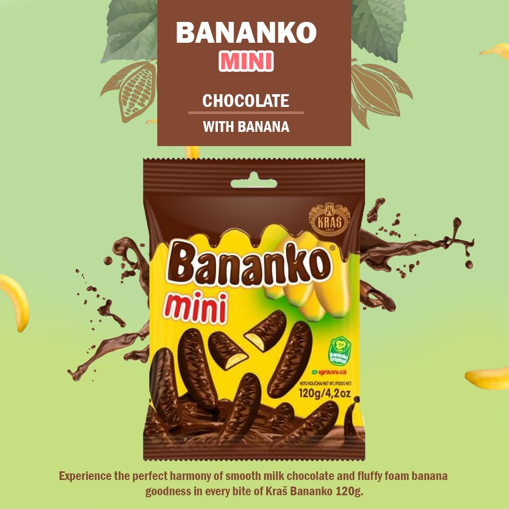 Amazon.com : Kraš Bananko 120g - Irresistibly Delicious Mini