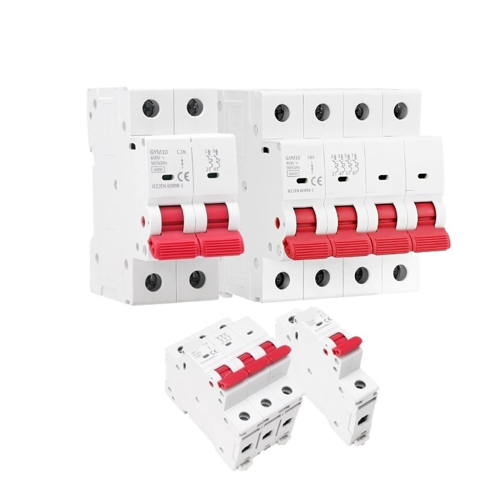 Disjoncteur magnétothermique GYM10 1 pôle 25A courbe C pour la protection des lignes - 5