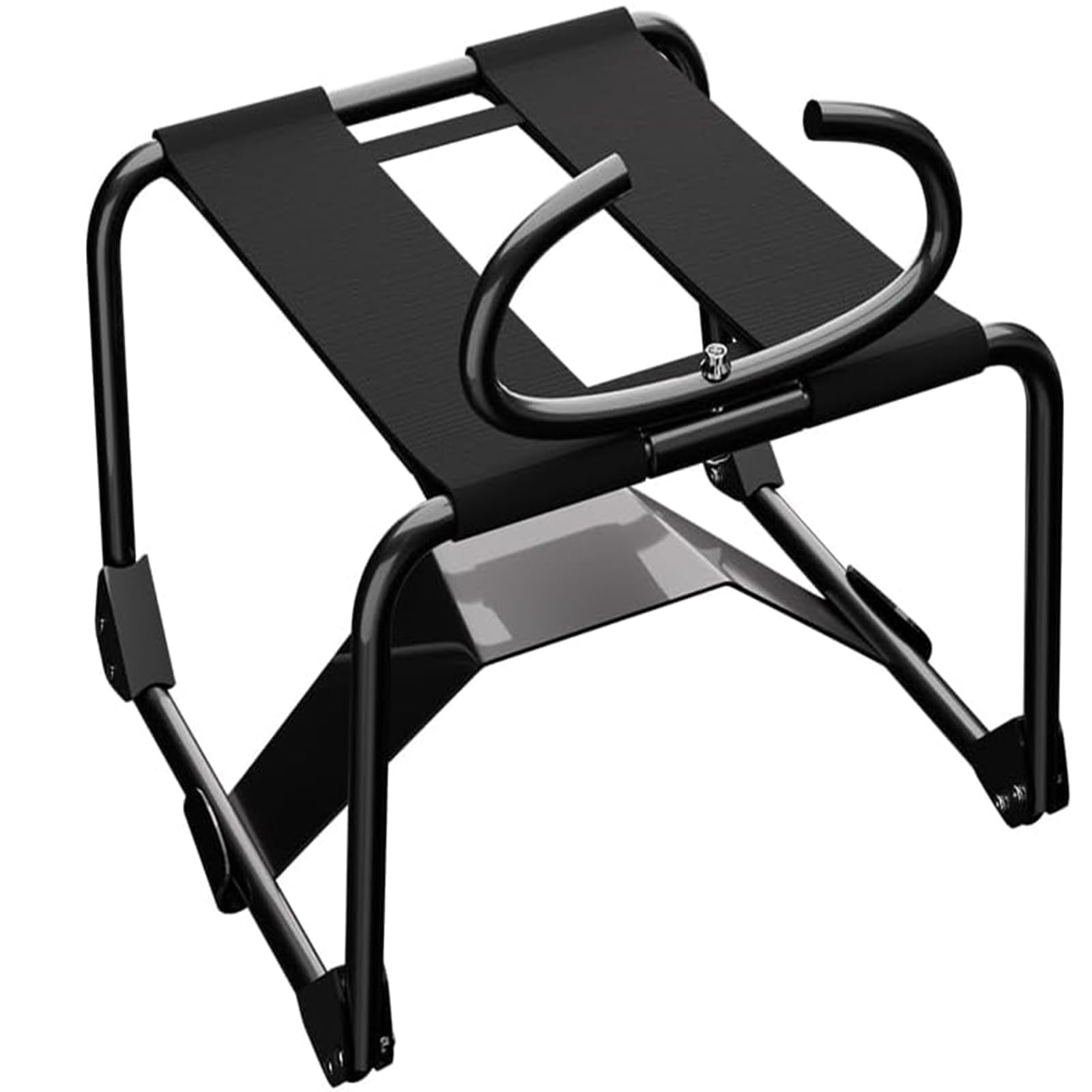 Chaise Sexuelle Pliable pour Couples, Chaise de Position Rebondissante et Légère avec Poignées, Mobilier Intime Économie d’Effort avec Support pour Godemiché, Jouet BDSM Portable pour Adultes