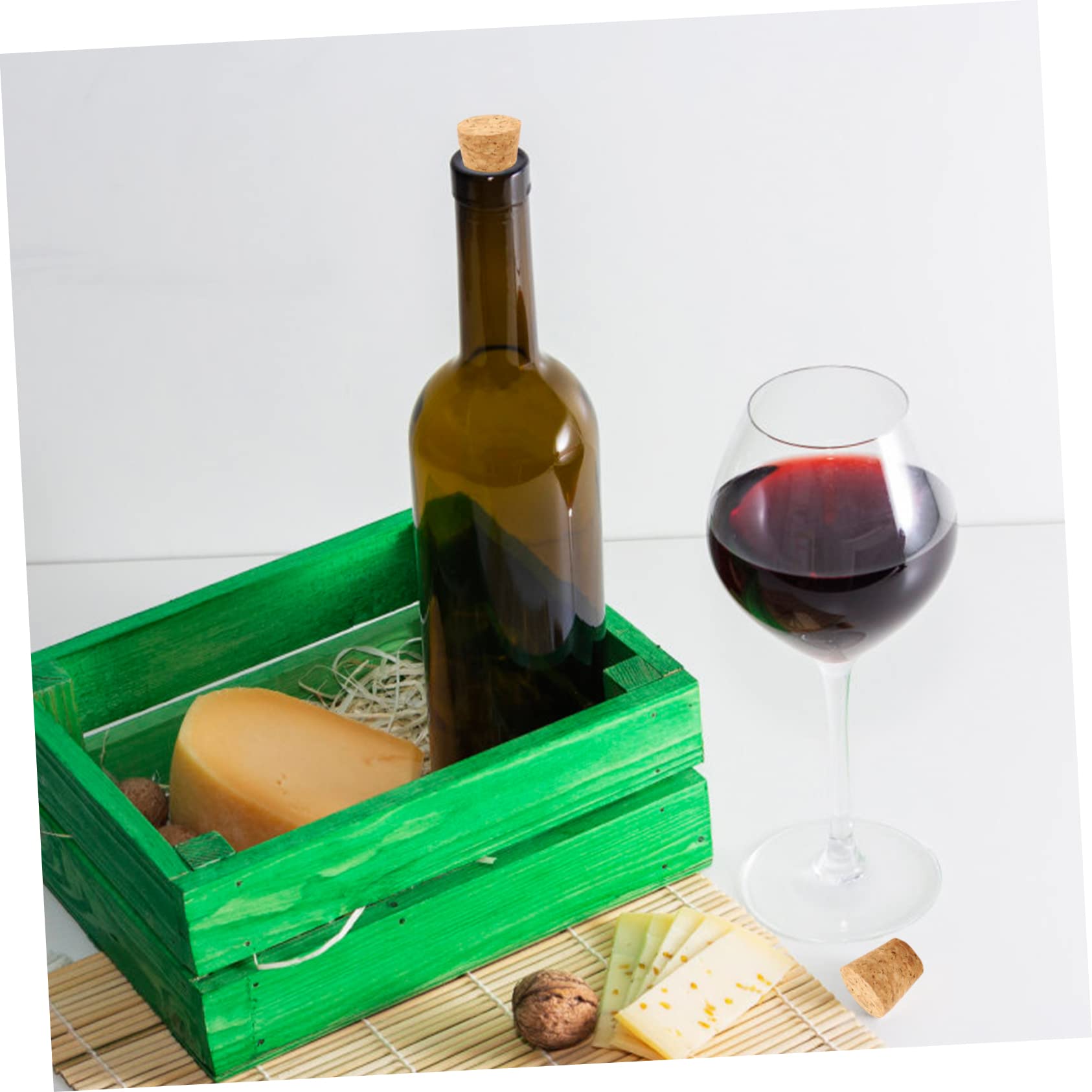 BIUDECO 30pcs Glass Bottle Cork Stoppers Wood Craft Cap Sealed Wine Stopper For Home Restaurant Bar - View #11