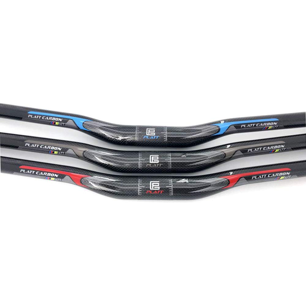 Manubrio Mtb Fibra di carbonio completa Mtb. Manubrio Swallow Light 3K Gloosy flat 31.8mm * 500 520 540 560 580 600 620 640 660 680 700 720 740 760mm Manubrio Mtb Carbonio (Color : 540mm)