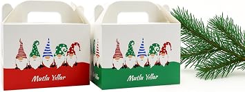 10x14 cm Premium Quality Christmas Gift Box Set of 2’ | Suitable for Advent Calender and New Year Gifts