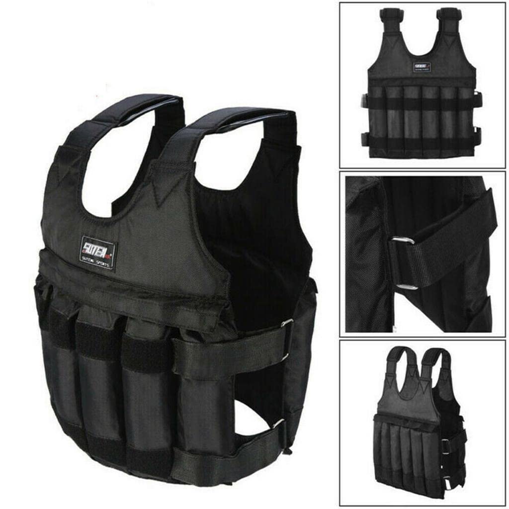 Chaleco Lastrado Ajustable para Entrenamiento Físico Y Ejercicio en El Gimnasio