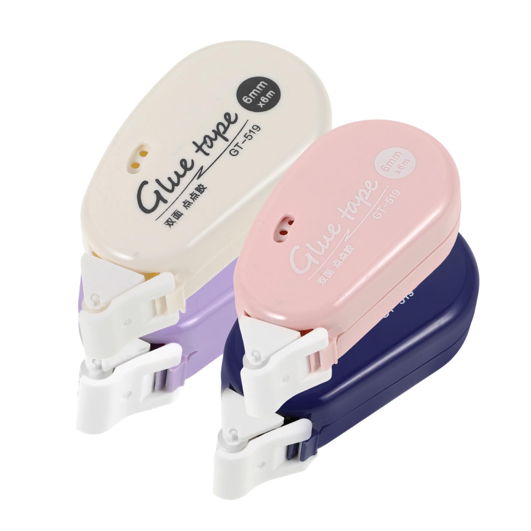 DOITOOL 5 Set Nastro Biadesivo Con Dispenser Nastro Adesivo Biadesivo Per Scrapbooking Versatile 4 Pezzi*5