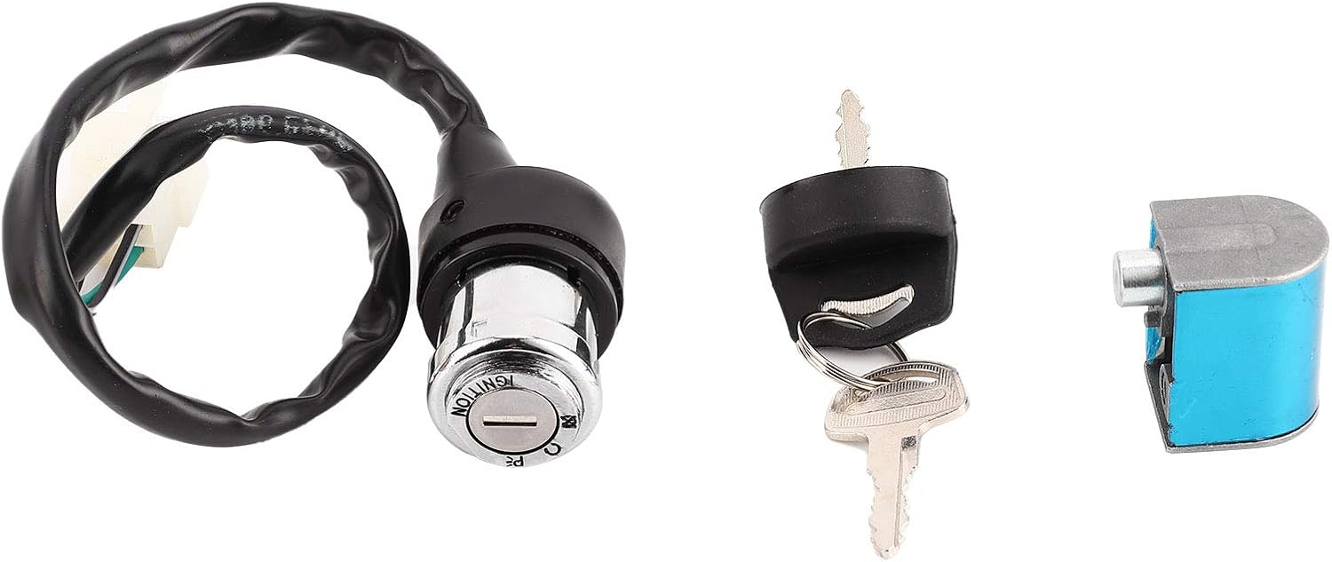 Ignition Switch Key, Motorcycle Ignition Switch Lock W/Keys