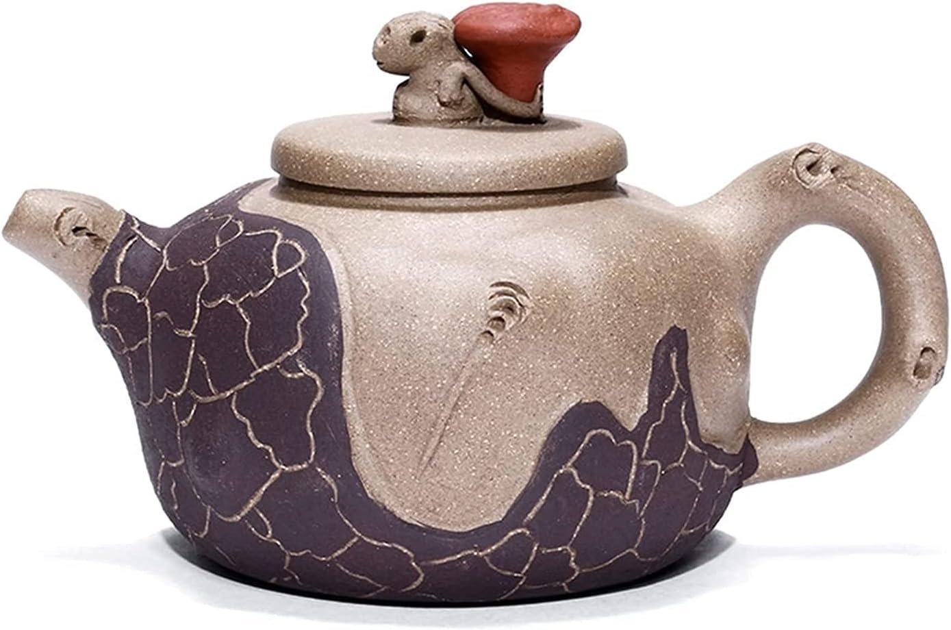 Amazon｜ティーポット、中国yixing Zisha Clay Teapot、手作りミネラルクレイティーポット、310ML、Zisha