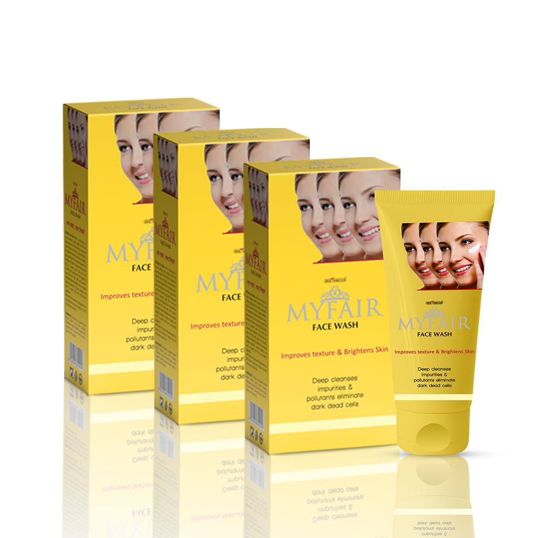 ZEE Myfair Fairness Deep Cleanse Dark Dead Cell Removal Face Wash (Pack of 3)