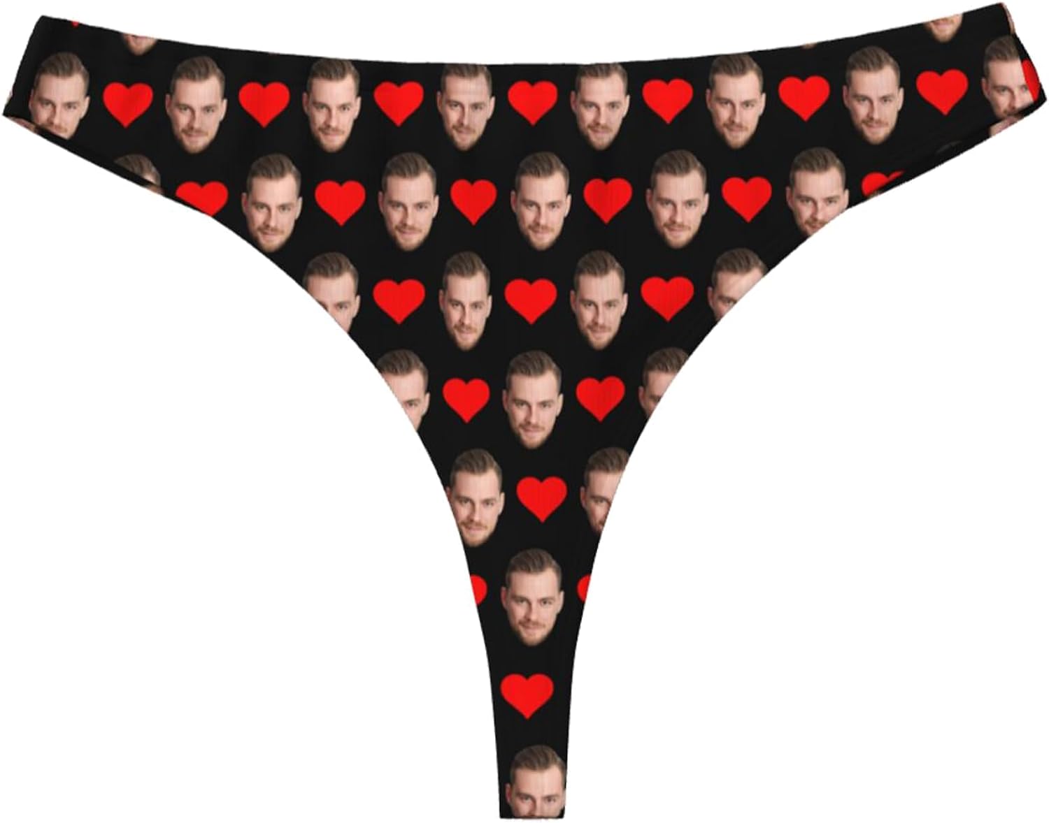 Custom Thong For Women Design Your Own Personalized Gift Customized Underwear Panties Front And Back Text Photo