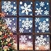 Tuopuda 270 Fiocco di Neve Natale Adesivi per Finestre Sticker Natale Addobbi Adesivi Sticker Decorativi Statico Adesivi per Casa Negozi Vetro Vetrina Porta Christmas Decor