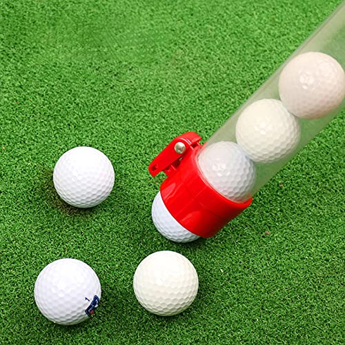Nw Golf Ball Picker Shag Tube - Plastic With Ball Release Retrievers Collector Grabber Picker Pick Up Sucker Tool (Red) #TOP5
