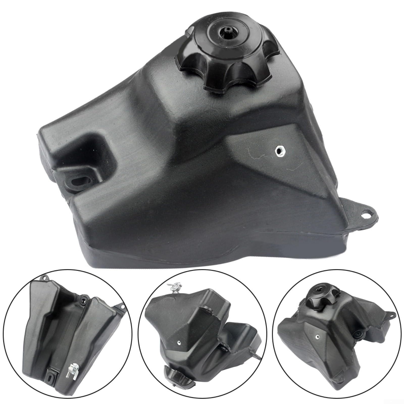 Per Honda CRF XR 50-125CC moto serbatoio carburante di ricambio in plastica per Dirt Bike Nero