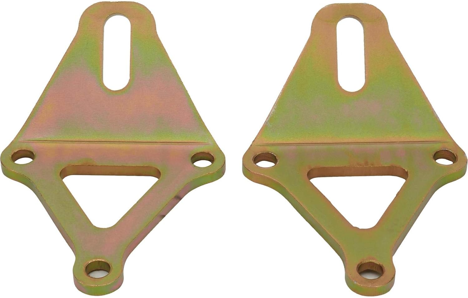 Speedway Motors Universal Bolt-On Motor Mounts for SBC, BBC, and V6 Engines Includes Zinc Plated Steel Mount Brackets and Bolt Kit, Fits SBC, BBC and 4.3L V6 Swap