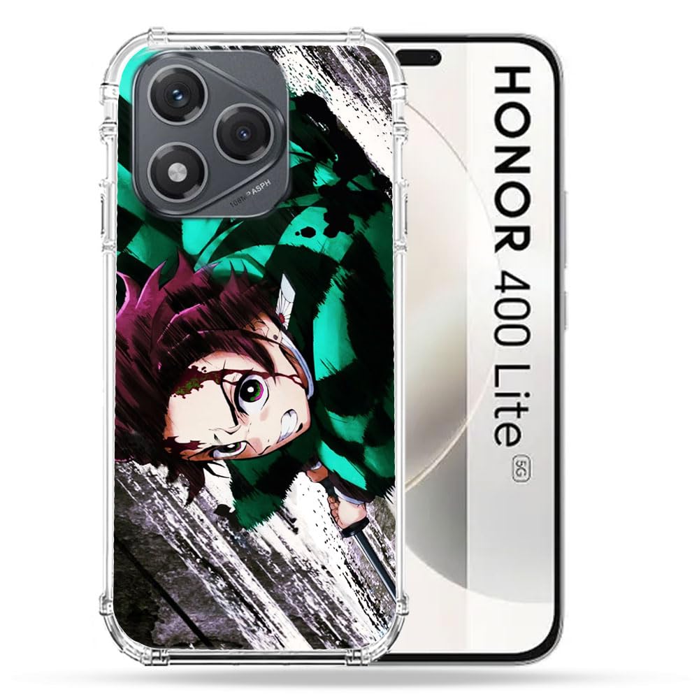 Cokitec Reinforced Case for Honor 400 Lite 5G Manga Demon Slayer Tanjiro