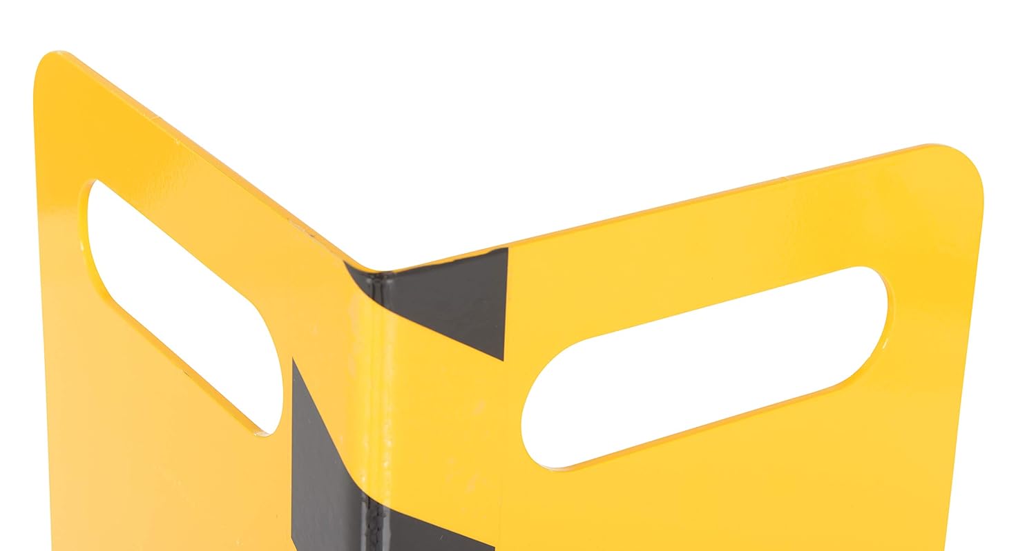 Vestil PCG-24-HDL Steel Corner Guard with Handle 24 in. x 24 in. x 24 in. Yellow