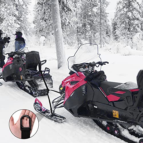 image for moonoom 17.5ft Heavy Snowmobile Tow Strap with Two Hook,400kg Break St