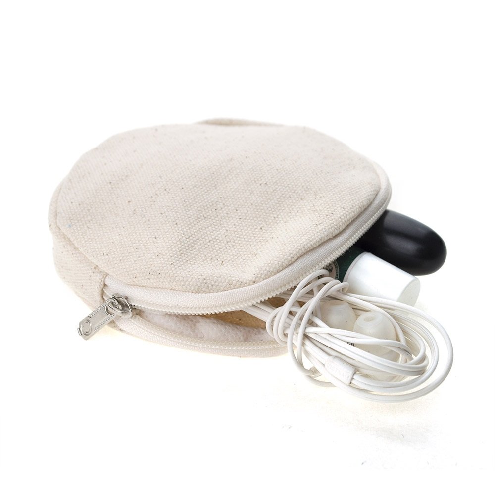 Aspire 12Pezzi Portamonete Rotondo stoffa, Borsa fai da te in Tela | Borse Cosmetiche da Viaggio 10 cm per riporre monete, portachiavi, auricolari