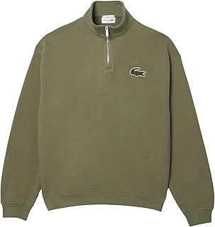 Lacoste unisex-adult Loose Fit High Collar Sweatshirt Casual (pack of 1)