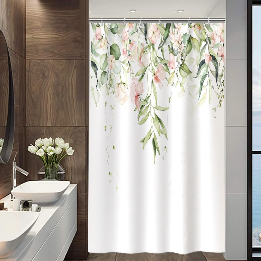 Uiiooazy Green Eucalyptus Shower Curtain - Image 2