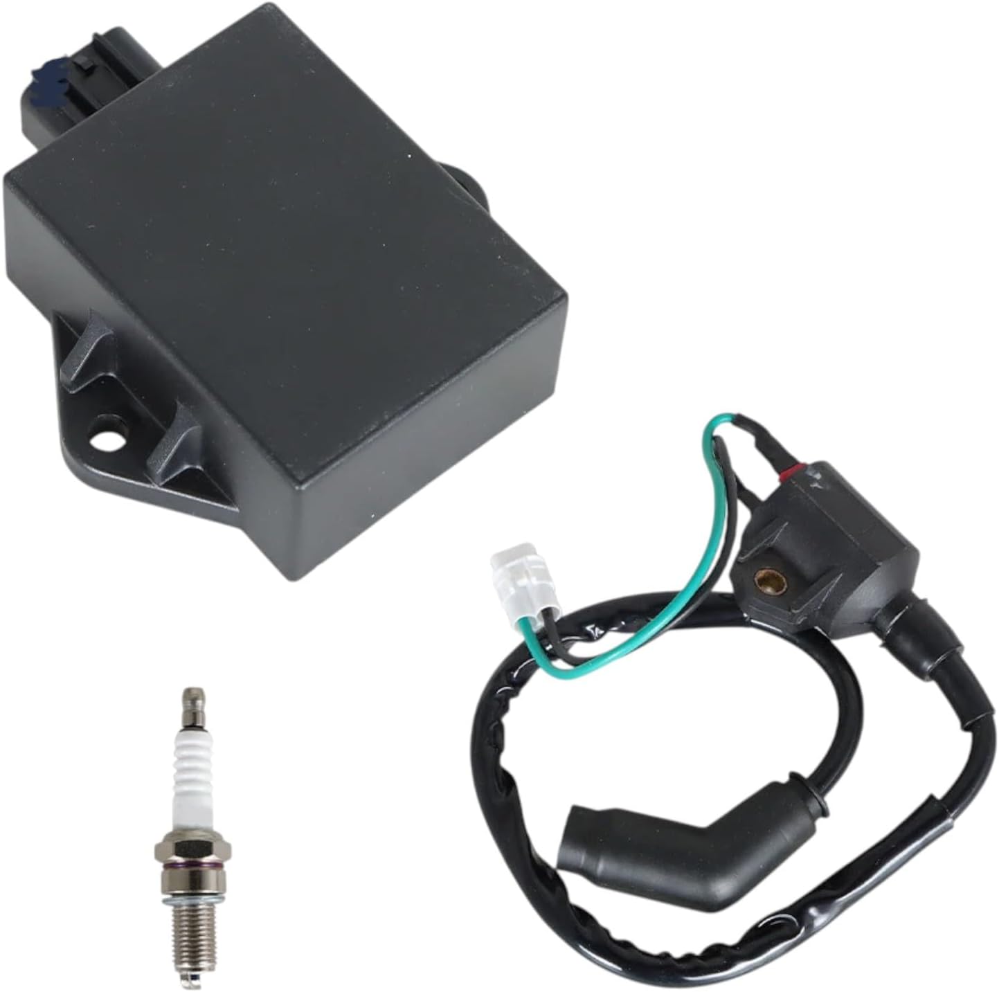 CDI BOX Ignition Coil Spark Plug For Polaris Hawkeye 300 2x4 4x4 Sportsman 300