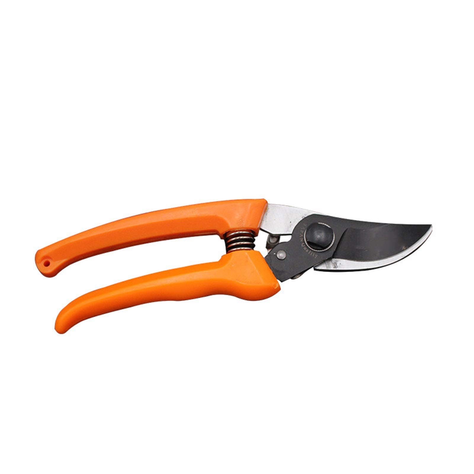 Gartenschere Für Die Gartenarbeit Gartenschere, Gartenschere Mit Federgriff, Schere Mit Manueller Verriegelung Und Schnalle Zum Beschneiden, Pflücken, Trimmen,